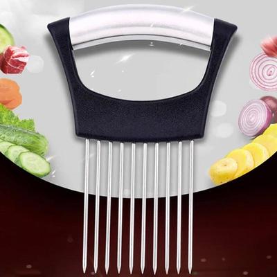 Food Slice Assistant Onion Holder Cutting Aid Strips Meat Sale Slicer HOT  A5F3