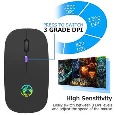 RGB Wireless Mouse for PC / Gaming