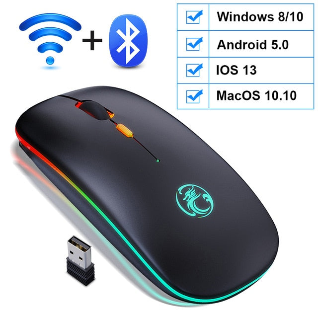 RGB Wireless Mouse for PC / Gaming